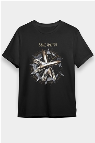 Soilwork Siyah Unisex Tişört T-Shirt - Tişört Fabrikası