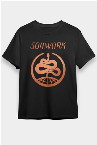 Soilwork Siyah Unisex Tişört T-Shirt - Tişört Fabrikası