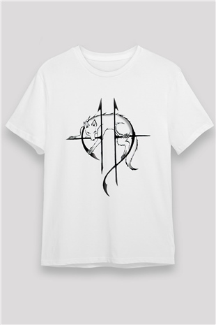Sonata Arctica Beyaz Unisex Tişört T-Shirt - Tişört Fabrikası