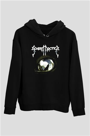Sonata Arctica Siyah Unisex Kapşonlu Sweatshirt