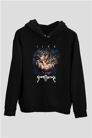 Sonata Arctica Siyah Unisex Kapşonlu Sweatshirt