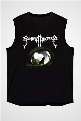 Sonata Arctica Siyah Unisex Kolsuz Tişört