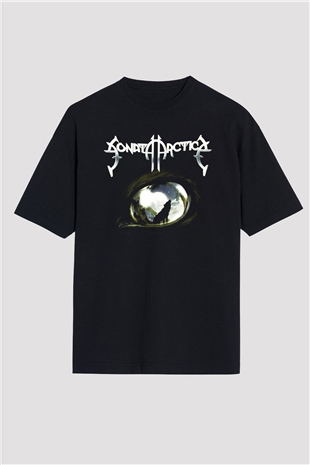 Sonata Arctica Siyah Unisex Oversize Tişört T-Shirt