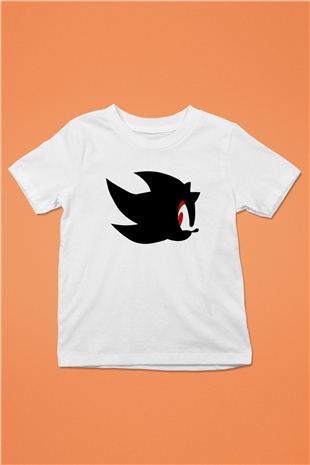 Sonic the Hedgehog Baskılı Beyaz Unisex Çocuk Tişört