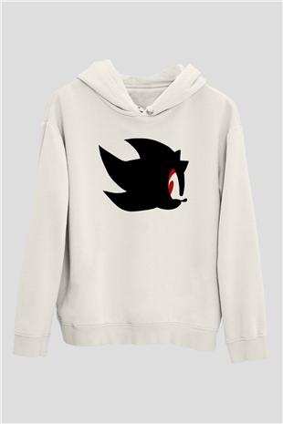Sonic the Hedgehog Beyaz Unisex Hoodie