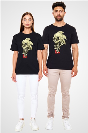 Sonic the Hedgehog Siyah Unisex Tişört