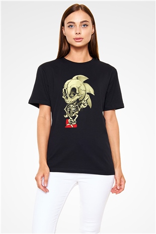Sonic the Hedgehog Siyah Unisex Tişört