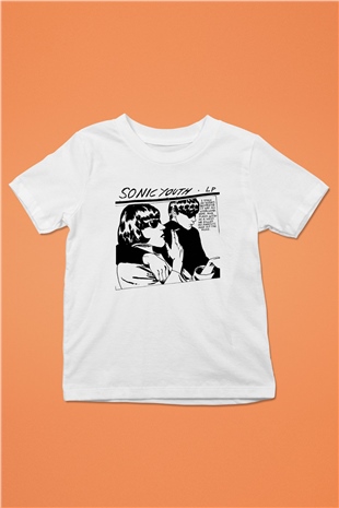 Sonic Youth Baskılı Beyaz Unisex Çocuk Tişört
