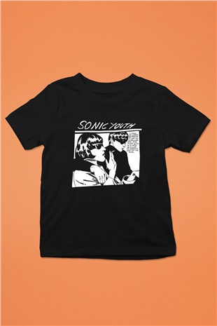 Sonic Youth Baskılı Siyah Unisex Çocuk Tişört