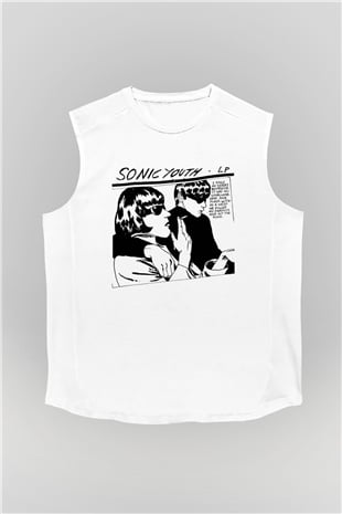 Sonic Youth Beyaz Unisex Kolsuz Tişört