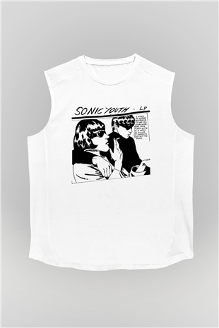 Sonic Youth Beyaz Unisex Kolsuz Tişört