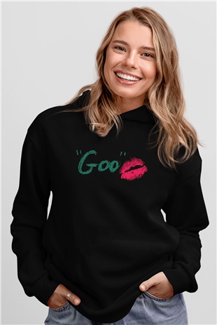 Sonic Youth Siyah Unisex Kapüşonlu Sweatshirt