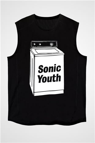Sonic Youth Siyah Unisex Kolsuz Tişört