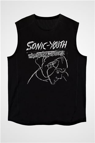 Sonic Youth Siyah Unisex Kolsuz Tişört