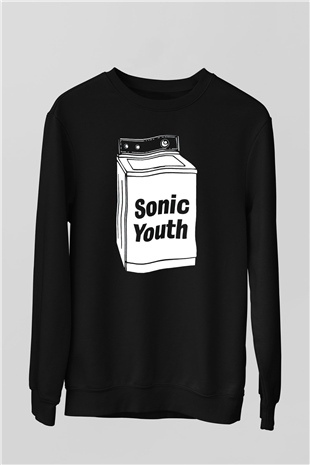Sonic Youth Siyah Unisex Sweatshirt