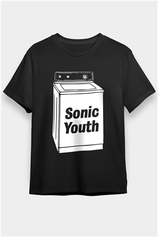 Sonic Youth Siyah Unisex Tişört T-Shirt - Tişört Fabrikası