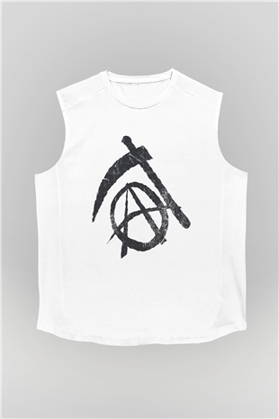 Sons of Anarchy Beyaz Unisex Kolsuz Tişört