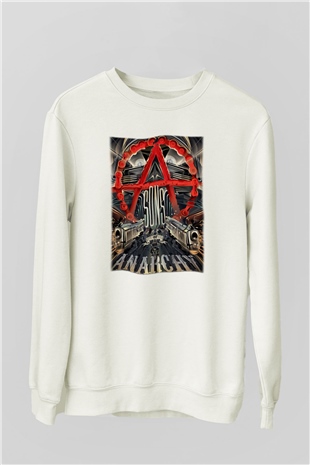 Sons of Anarchy Beyaz Unisex Sweatshirt