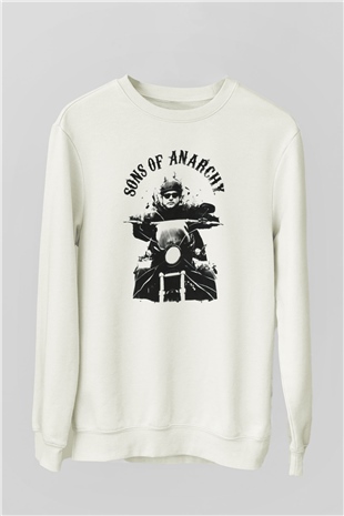 Sons of Anarchy Beyaz Unisex Sweatshirt