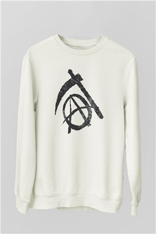 Sons of Anarchy Beyaz Unisex Sweatshirt