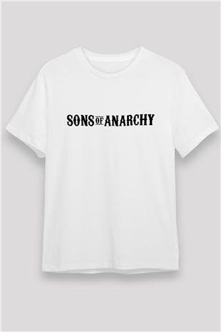 Sons of Anarchy Beyaz Unisex Tişört T-Shirt