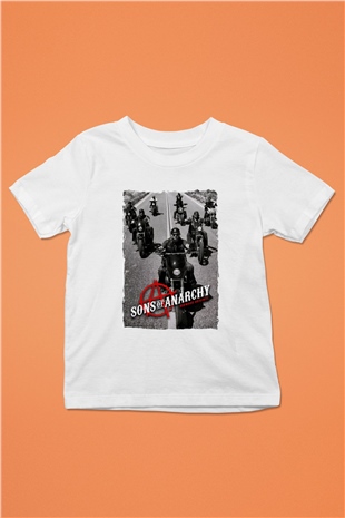 Sons of Anarchy Siyah Unisex Çocuk Tişört