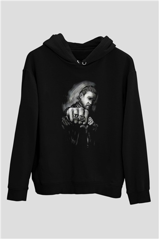 Sons of Anarchy Siyah Unisex Hoodie