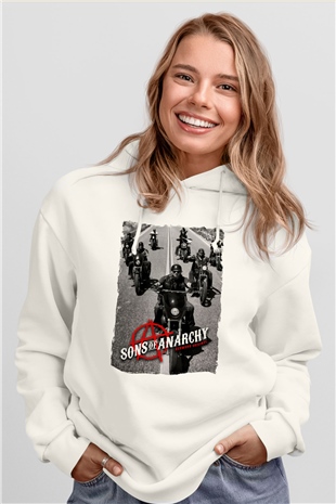 Sons of Anarchy Siyah Unisex Hoodie