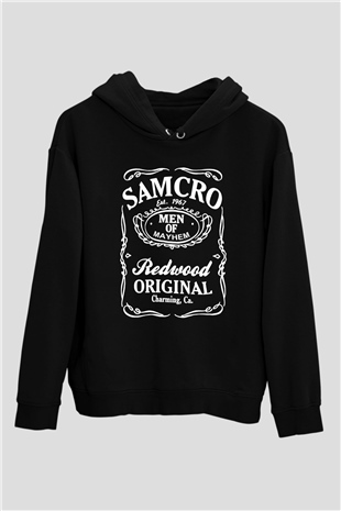 Sons of Anarchy Siyah Unisex Hoodie