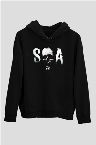 Sons of Anarchy Siyah Unisex Hoodie