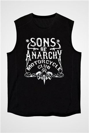 Sons of Anarchy Siyah Unisex Kolsuz Tişört