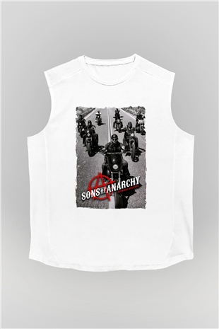 Sons of Anarchy Siyah Unisex Kolsuz Tişört