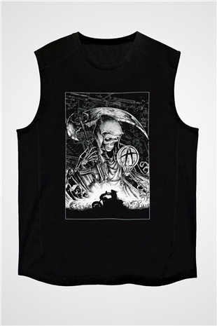 Sons of Anarchy Siyah Unisex Kolsuz Tişört