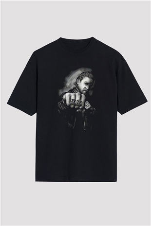 Sons of Anarchy Siyah Unisex Oversize Tişört T-Shirt