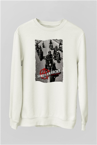 Sons of Anarchy Siyah Unisex Sweatshirt