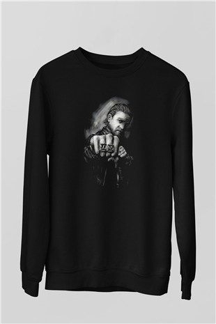 Sons of Anarchy Siyah Unisex Sweatshirt