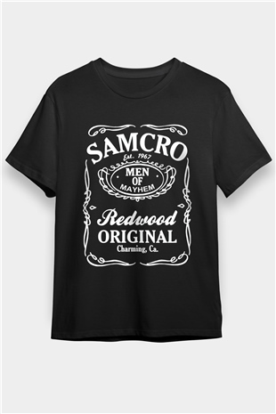 Sons of Anarchy Siyah Unisex Tişört T-Shirt