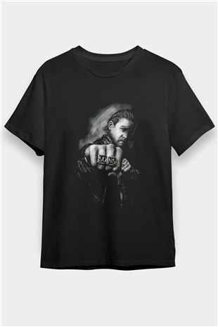 Sons of Anarchy Siyah Unisex Tişört T-Shirt