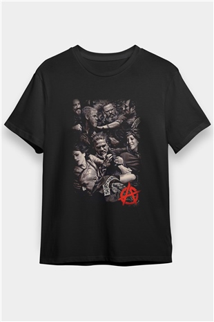 Sons of Anarchy Siyah Unisex Tişört T-Shirt