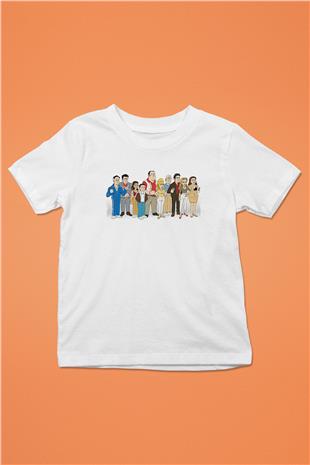 Sopranos Baskılı Beyaz Unisex Beyaz Çocuk Tişört - Tshirt