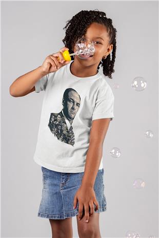 Sopranos Baskılı Beyaz Unisex Beyaz Çocuk Tişört - Tshirt