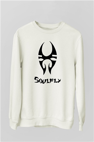 Soulfly Beyaz Unisex Sweatshirt