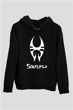 Soulfly Siyah Unisex Hoodie