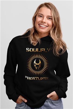 Soulfly Siyah Unisex Hoodie