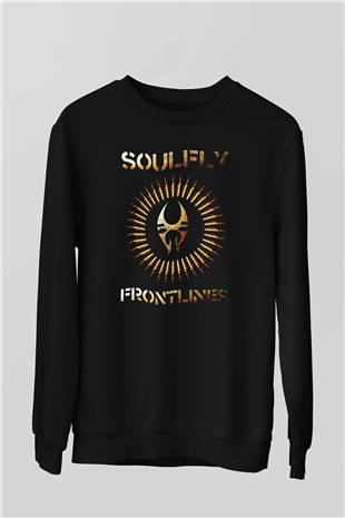 Soulfly Siyah Unisex Sweatshirt