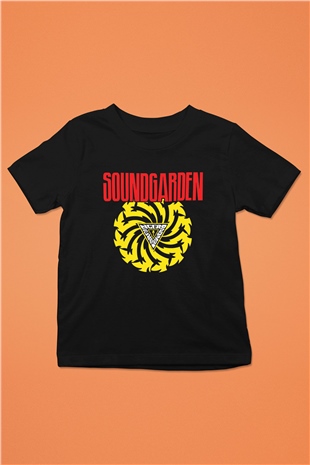 Soundgarden Baskılı Siyah Unisex Çocuk Tişört