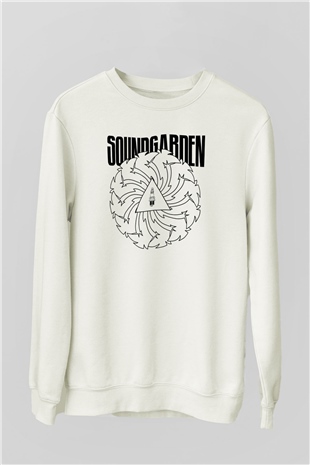 Soundgarden Beyaz Unisex Sweatshirt