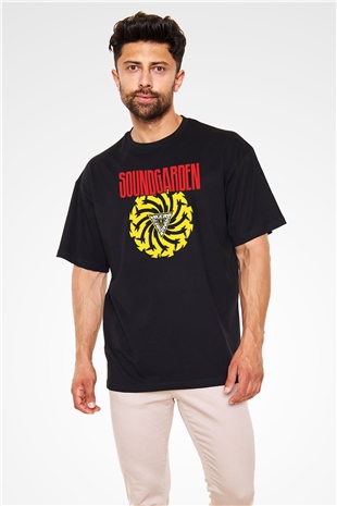 Soundgarden Siyah Unisex Oversize Tişört T-Shirt