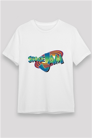 Space Jam Beyaz Unisex Tişört