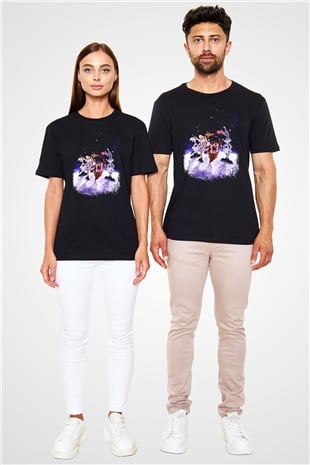 Space Jam Siyah Unisex Tişört